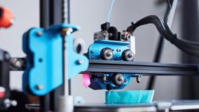 Stock image of 3D printing.